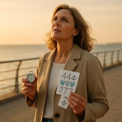 Engelszahlen 444/555/777 im Alltag